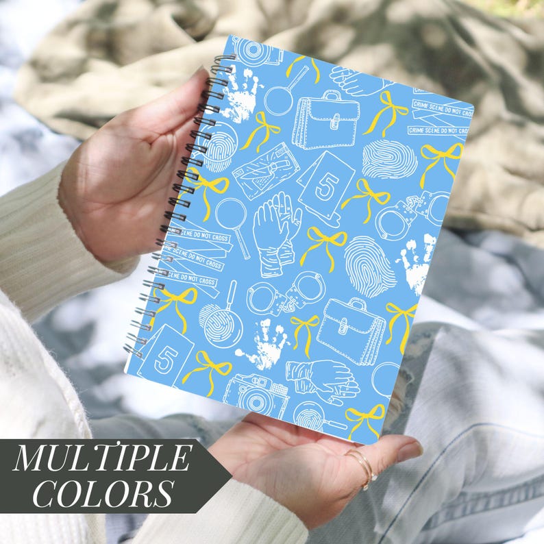 Detective Journal Gift for Crime Scene Diary True Lover Forensic ...
