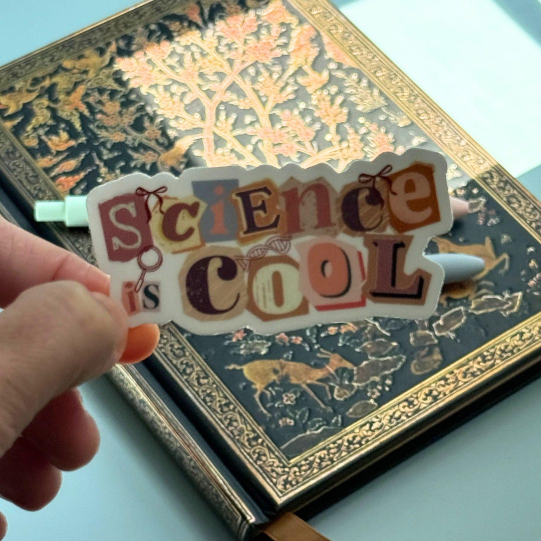 Kids Science Sticker STEM Decal for School Water Bottle Notebook ...
