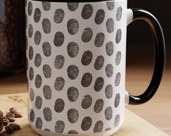Medical Examiner Office Mug Forensic Fingerprint Coffee Cup Pathology Autopsy Tech Gift