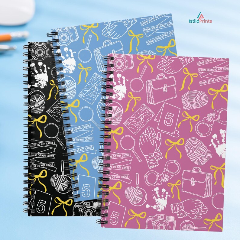 Detective Journal Gift for Crime Scene Diary True Lover Forensic ...