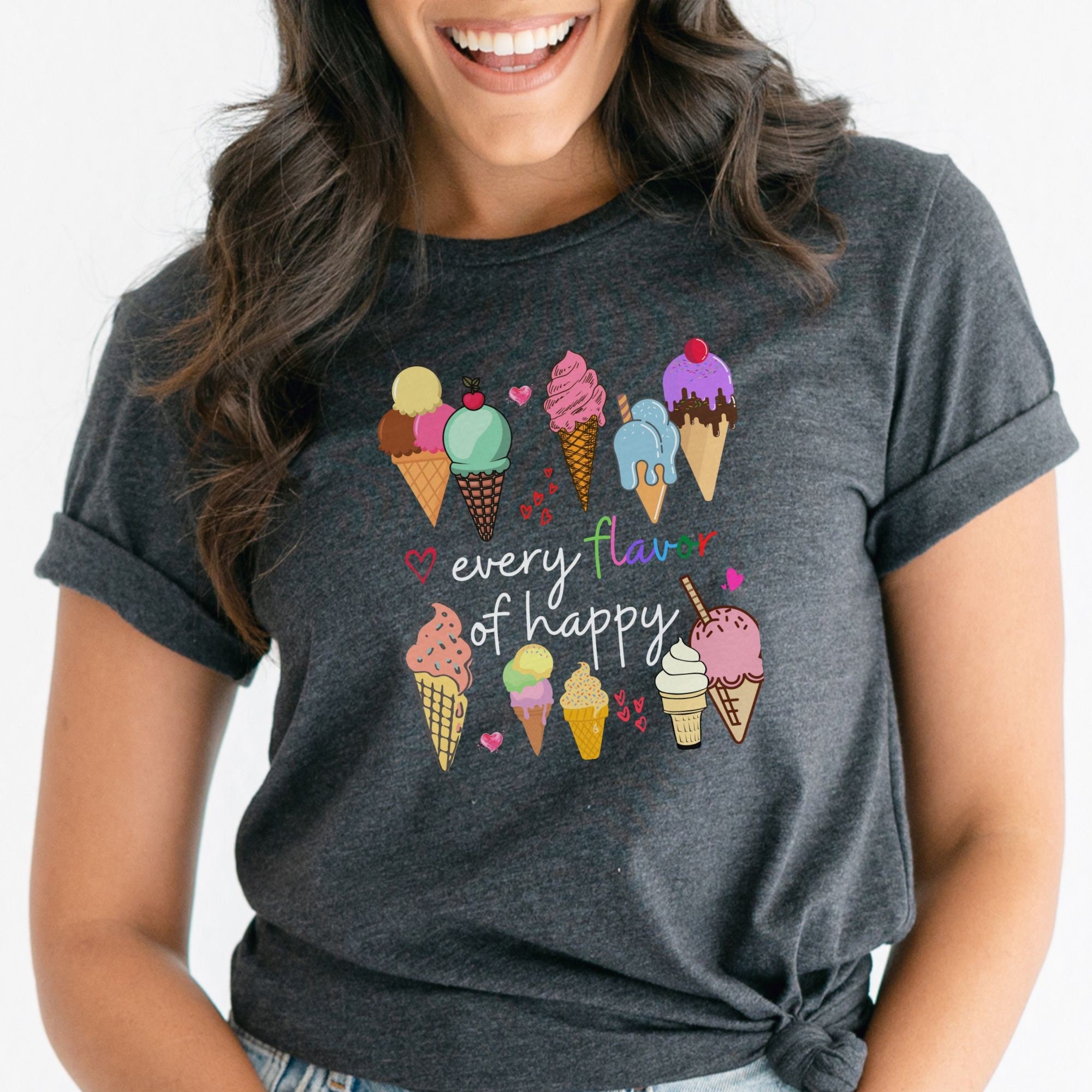 Ice Cream Tshirt Ice Cream Party Shirt Cute Summer Ice Etsy