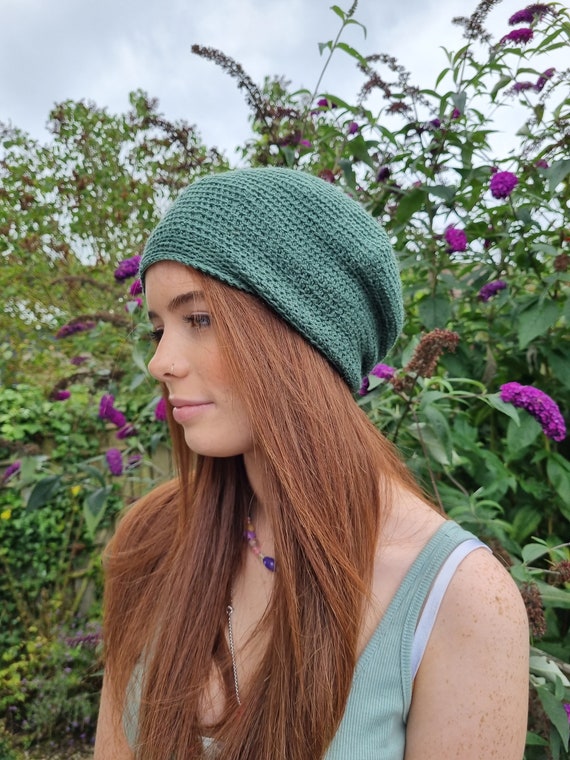 Cosy Handmade Crocheted Soft Green Wool 