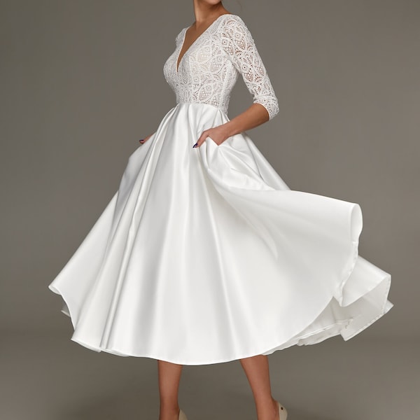 1950s Wedding Dress - Etsy