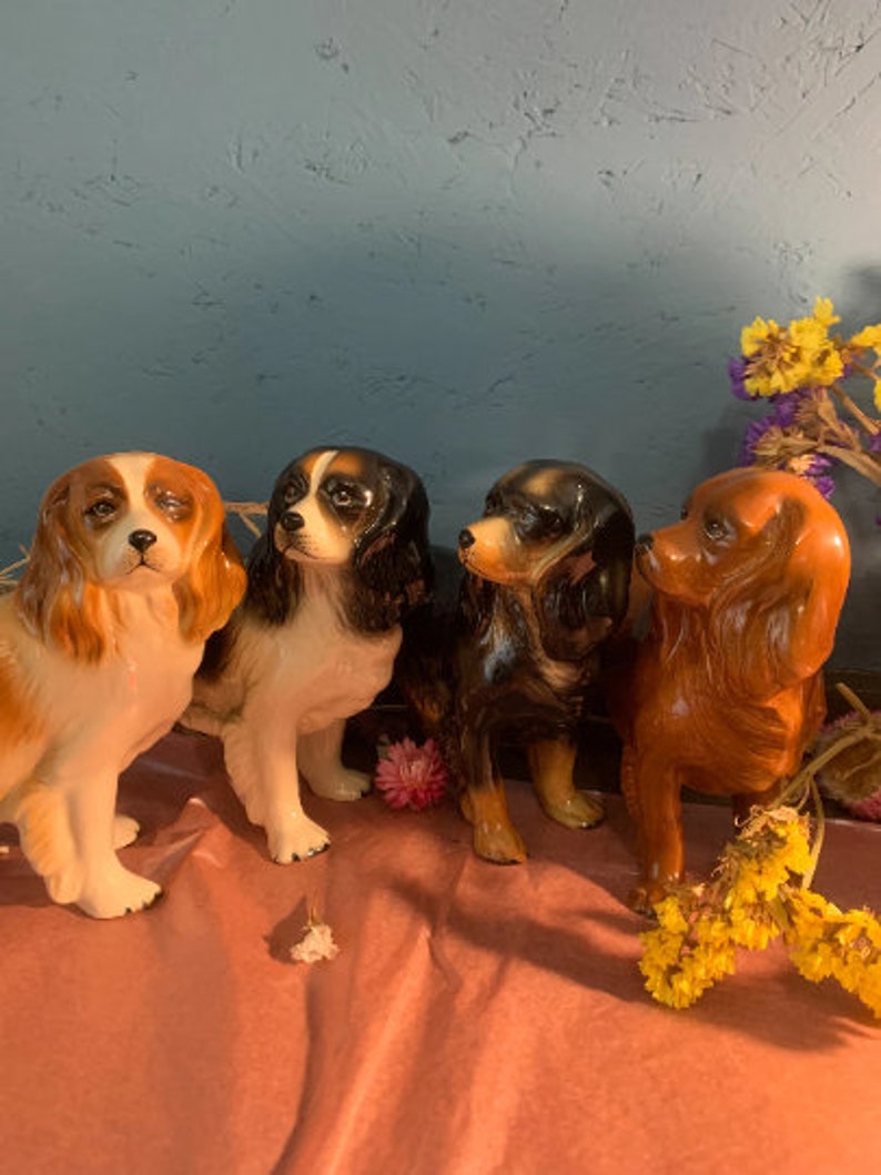 Large Cavalier King Charles Spaniel Clay Ornament Coopercraft Etsy