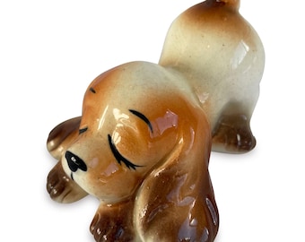 大型キャバリア キング チャールズ スパニエル 犬 陶器 置物 - 中国の