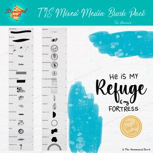 Faith Mixed Media Brush Pack for Procreate