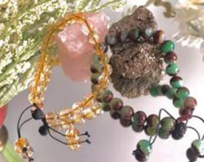 Custom Bracelet -Mala Bracelet - Made To Order Intention Bracelet -  Made Intuitively- - Prayer Beads - Spiritual Tool
