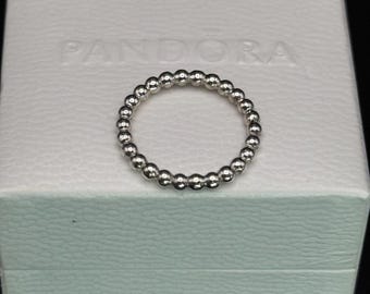 Vintage Pandora Silver ring For Women Ladies Genuine Boxed 925 solid silver Hallmarked