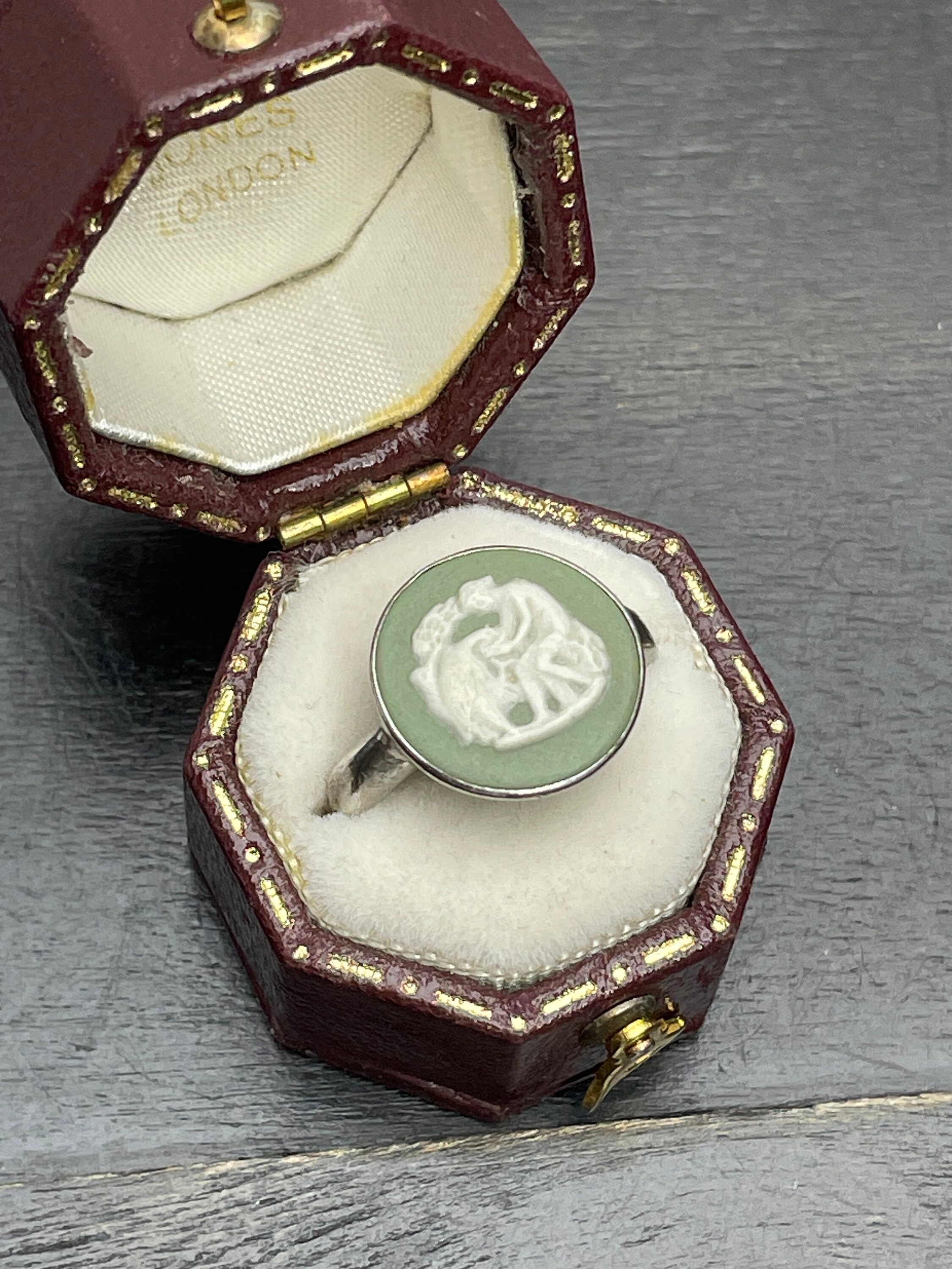 Vintage Wedgwood Ring for Women Jasperware Greek Mythology Etsy