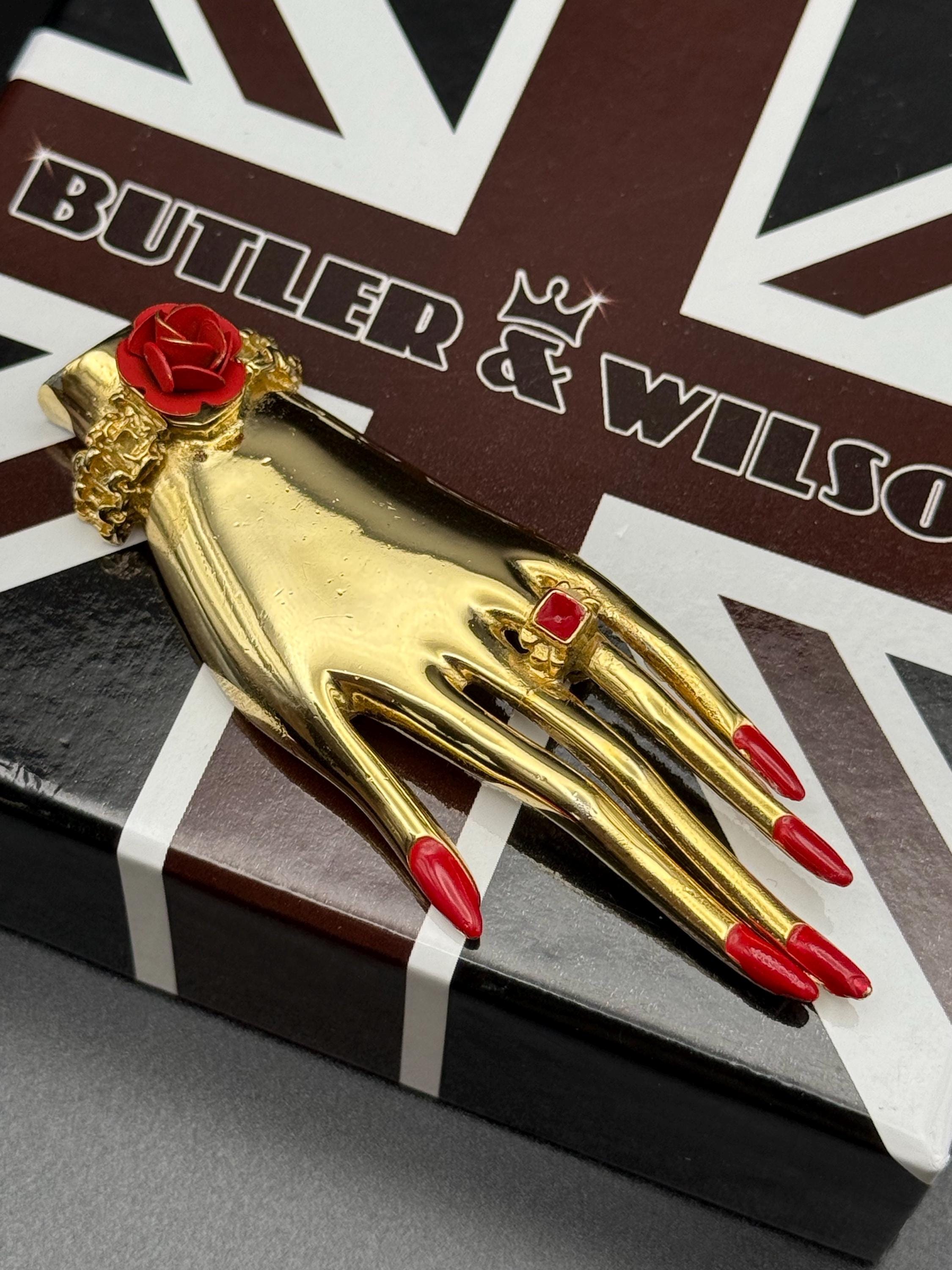 Butler and Wilson Christmas Brooch - Etsy Butler and Wilson Christmas Brooch - Etsy