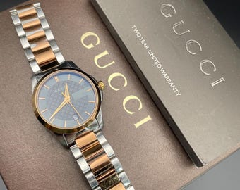 Montre Vintage Femme Quartz Dorée Rose - Cadran Carré Chiffres Romains - Neuve Sans étiquette