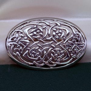 Vintage Celtic Solid silver brooch  Pin Women Gift for her For birthday For Mother Anniversary Weddings Gift Christmas