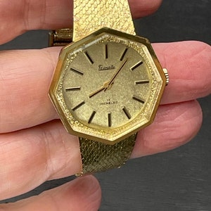 Working Vintage PRIMATO Womens Gold Tone Watch QUARTZ 20mm Brown Leather Antique Working Vintage PRIMATO Womens Gold Tone Watch QUARTZ 20mm  main image 3