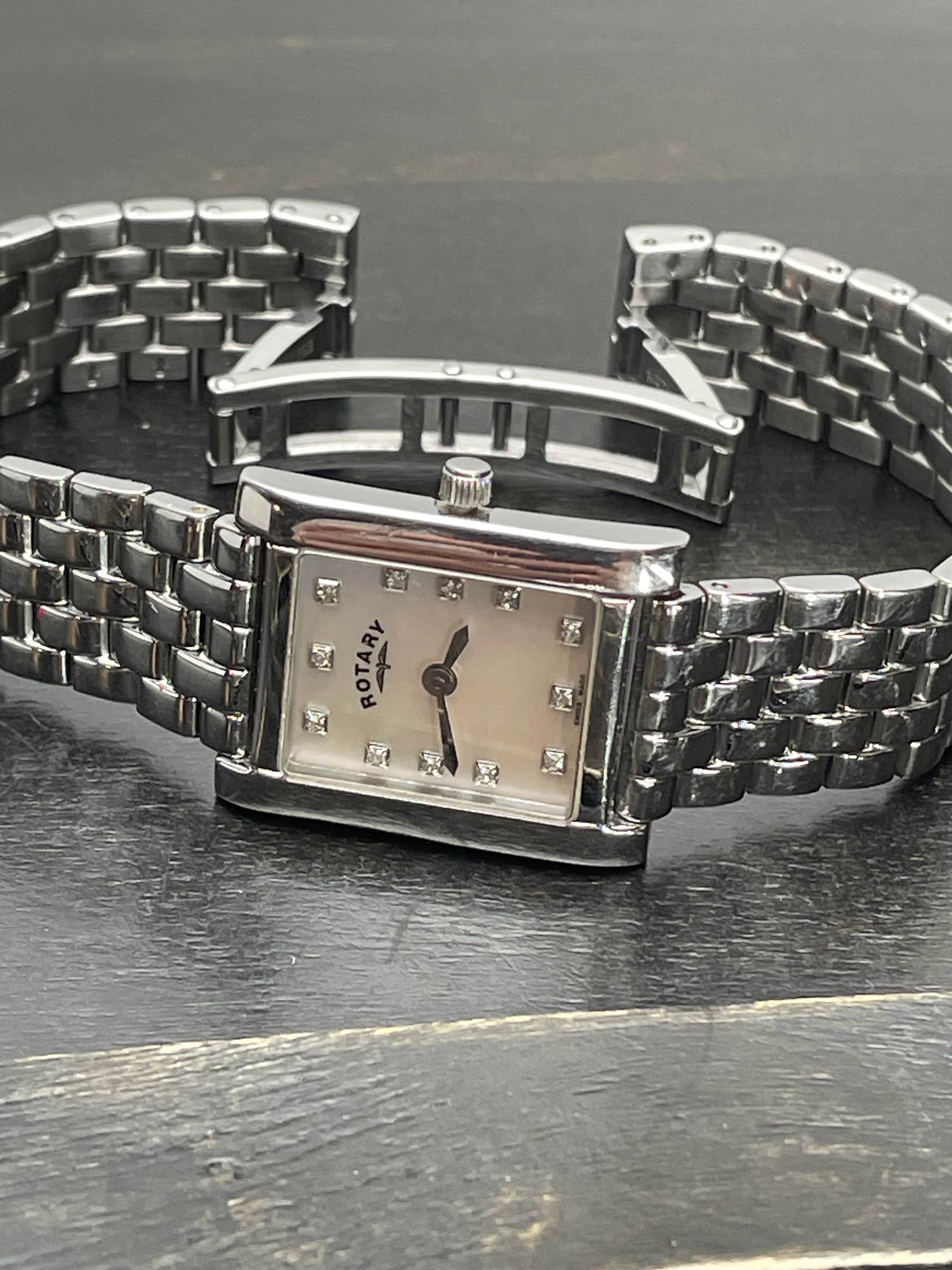 Rotary Ultra Slim Rotary Silver Ladies Watch Rotary Ultra Slim