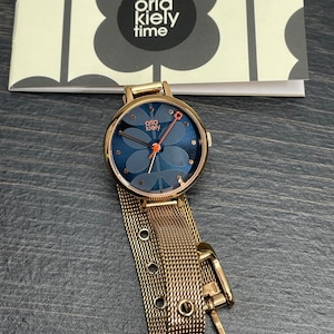Orla kiely rose gold watch sale