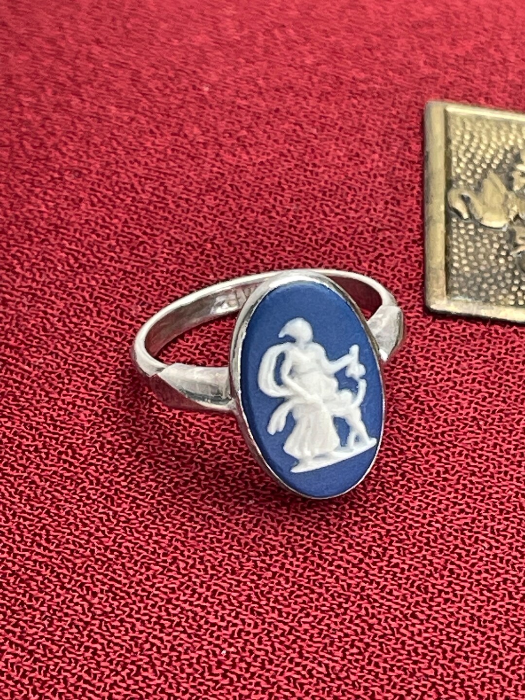 Vintage Wedgwood Ring for Women Greek Mythology Aphrodite Gift Etsy