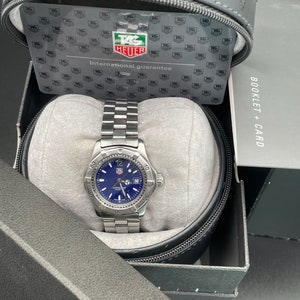 Tag Heuer Aquaracer wrist watch Ladies Swiss made 200 meters Sapphire Crystal Guarantee Warranty Perfect condition Serviced Working