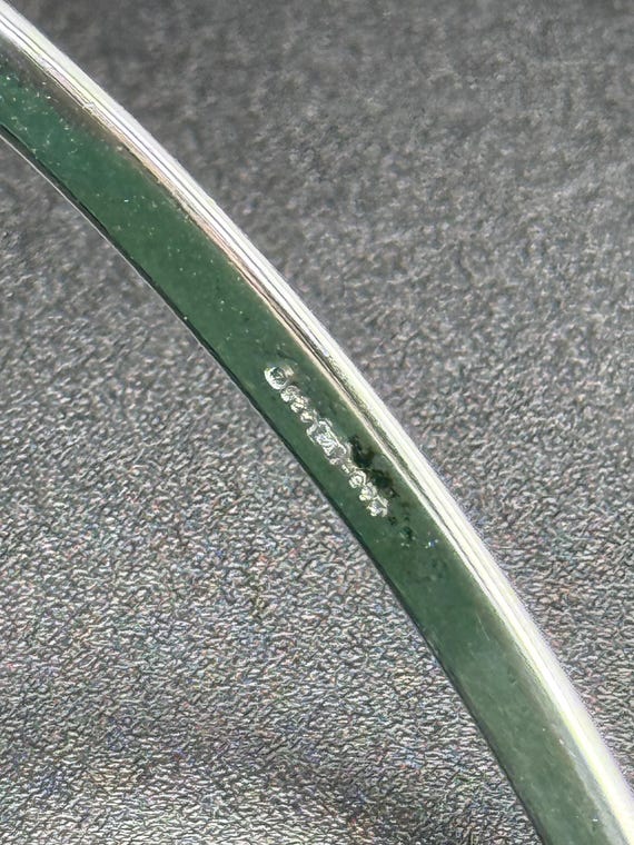 Vintage Celtic knots Sterling Silver Bangle Brace… - image 6