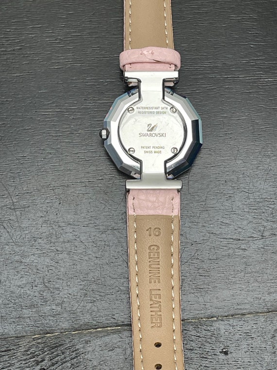 Crystalline Delight watch, Swiss Made, Metal bracelet, Black