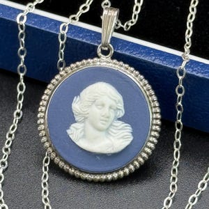 Vintage Wedgwood Silver pendant For Women Greek mythology Gift for women Gift for her Gift for Mother