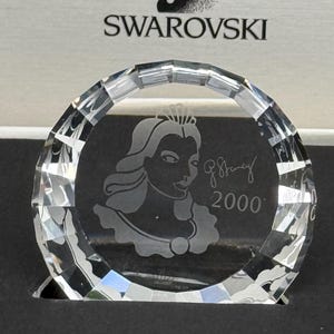 Vintage Swarovski 2000 Columbine Paperweight Gabriel Stamey collection Fine Austrian crystal Classics Made in Austria Boxed Certificate