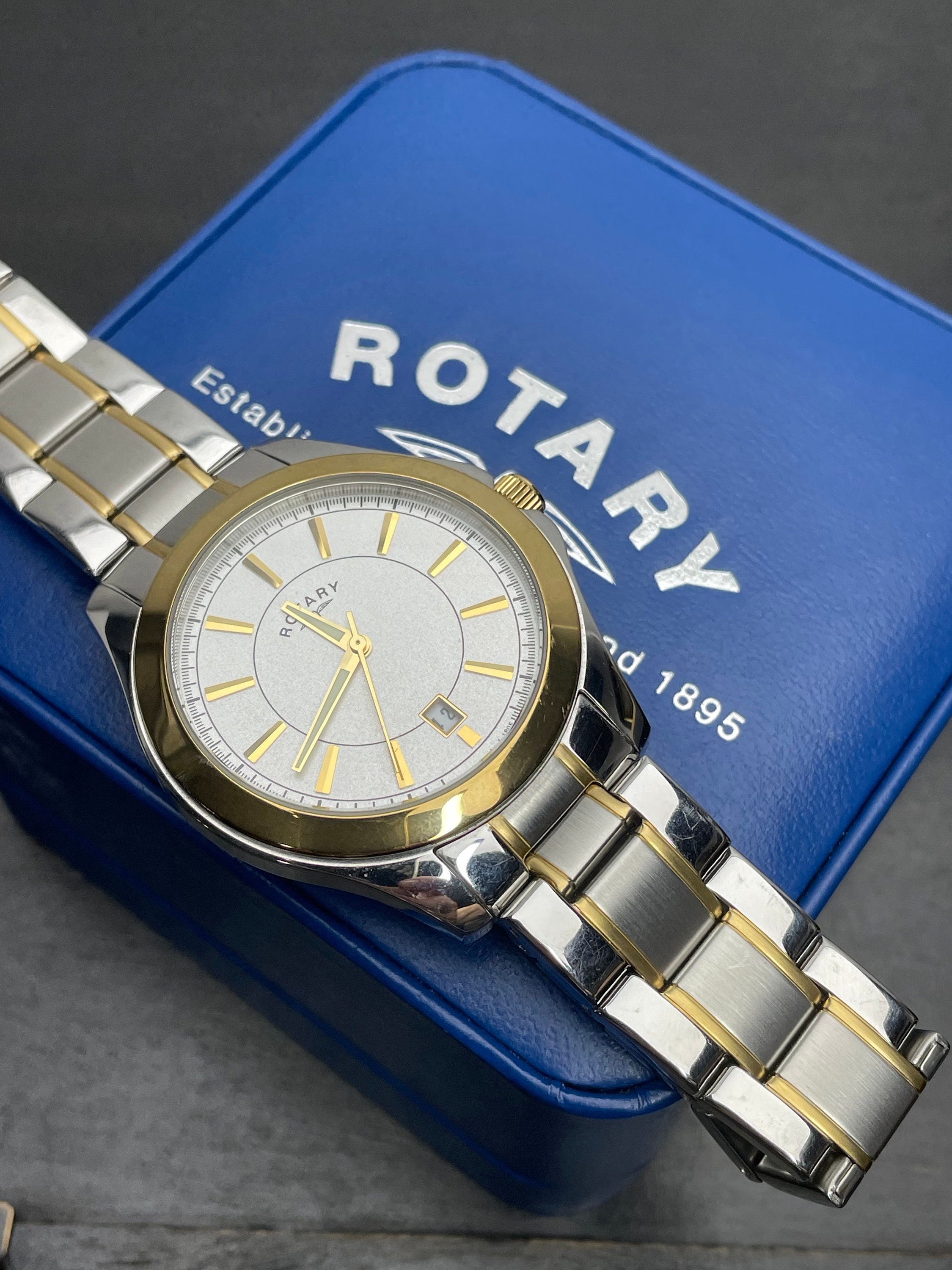 Montre Mécanique Homme Rotary Vintage - Non Testée - État De Collection