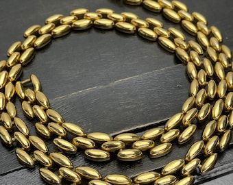 Collier Ras Du Cou Plastron Doré De La Marque Monet – Occasion – Métal Doré