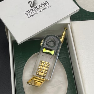 Vintage Swarovski Mobile Figurine Crystal Memories Classics Collectible Swarovski Crystal Made in Austria Boxed Guarantee book