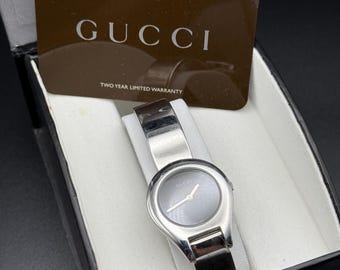 498 稼動 GUCCI 時計 6700L バングル レディース シルバー レディース 498 稼動 GUCCI 時計 6700L バングル レディース シルバー
