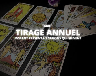 TIRAGE ANNUEL - Sur 1 ANNÉE | Voyance Annuel | Tirage Cartes | Voyance | Guidances | Tarots | Divination  | Oracles | Cartomancie | Tirage
