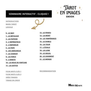 Tarotkarten zum Ausdrucken: Tarot Marseille lernen, französisches E-Book – Download, Stichwörter: Kartenlegen, Wahrsagen, Anleitung, Anfänger Bild 4