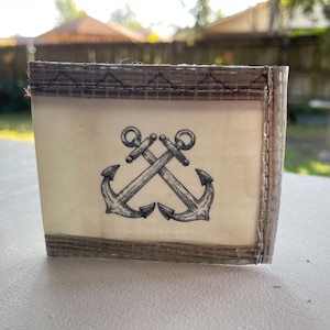 minimalist sailcloth wallet
