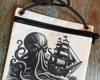 Kraken recycled sail bag