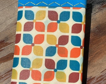 Cartera de lona de tres pliegues reutilizada y remanente