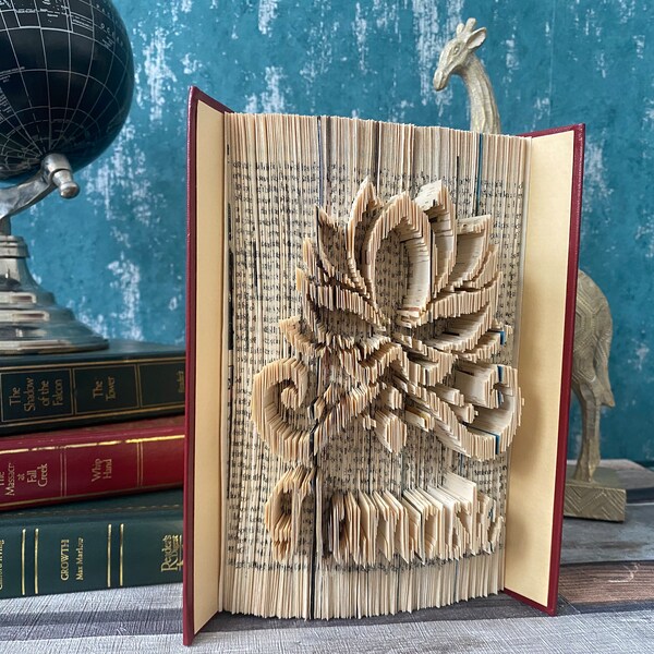 Namaste Folded Book Art