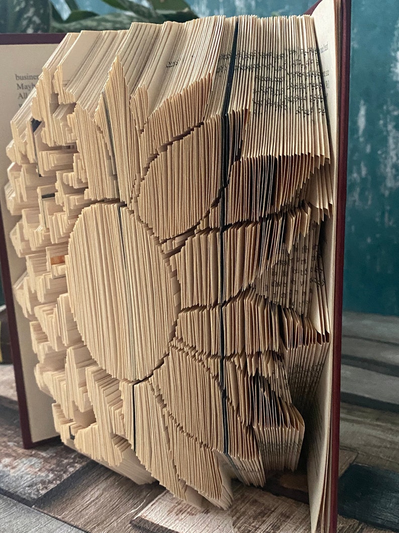 Butterfly, Sunflower Book Folding Pattern Cut and Fold Etsy