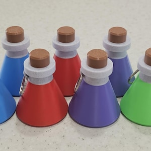 Frasco de poción en forma de minibotella. Almacenamiento alternativo de pastillas y vitaminas, accesorio de cosplay.