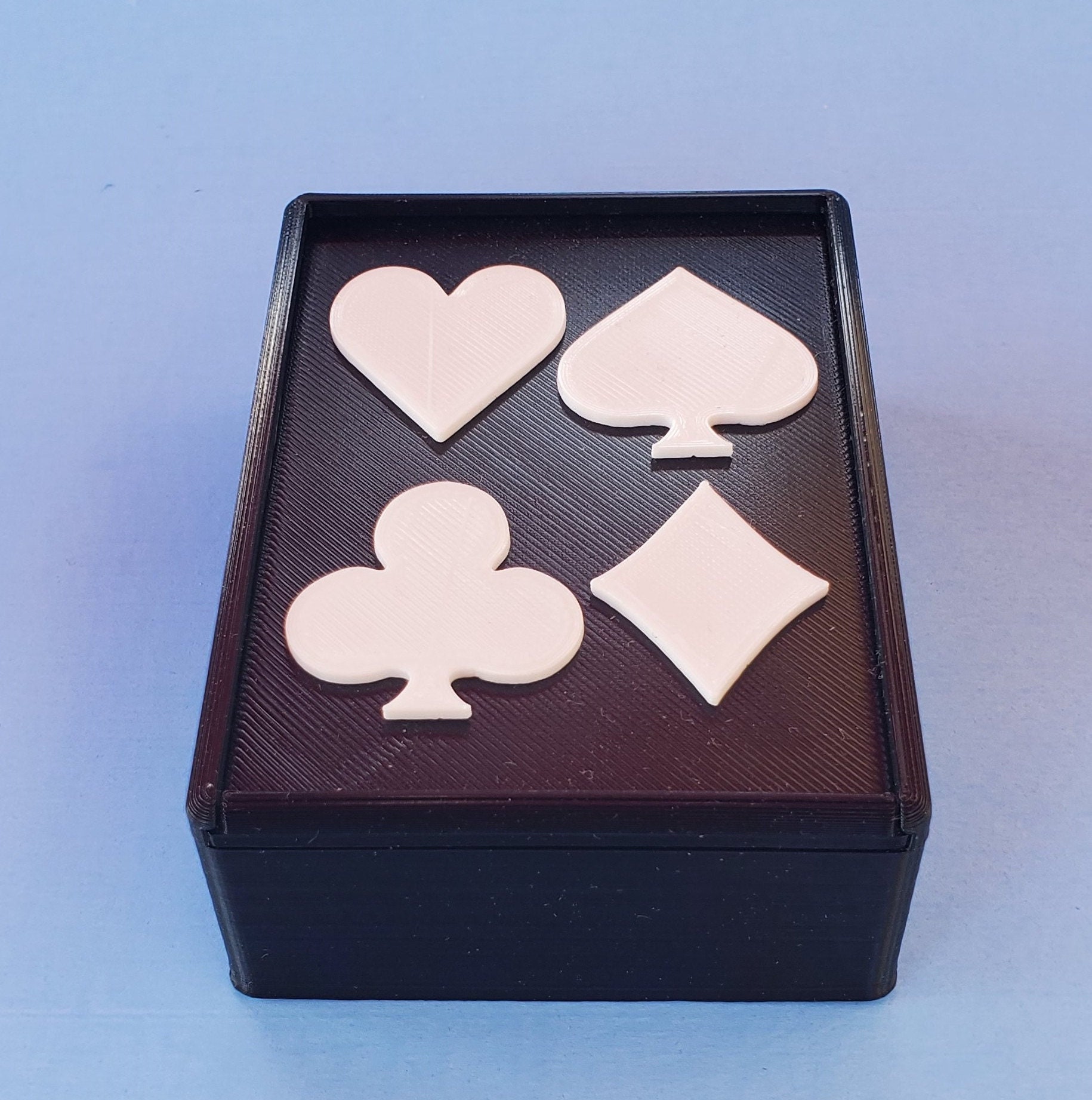 Playing Card Storage Box. 3d Printed PLA Plastic Container for Playing