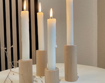 Wooden candle holder/candlestick