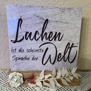 Kartenhalter, Kartenaufsteller, Holzständer, Trockenblumen, Sprüche, Fotohalter, Bilderhalter, Handgefertigt.