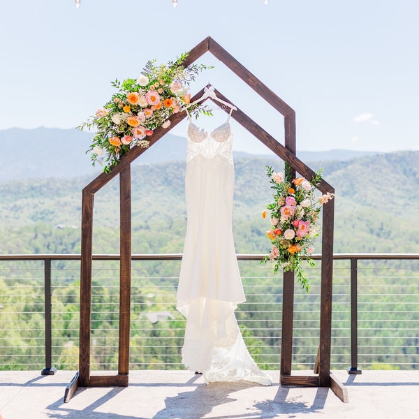 Wedding - Woodworking plans- Wedding decoration- Rustic Wedding Decor DIY Wedding Arch Plans-Wedding Arch - Wedding Boho