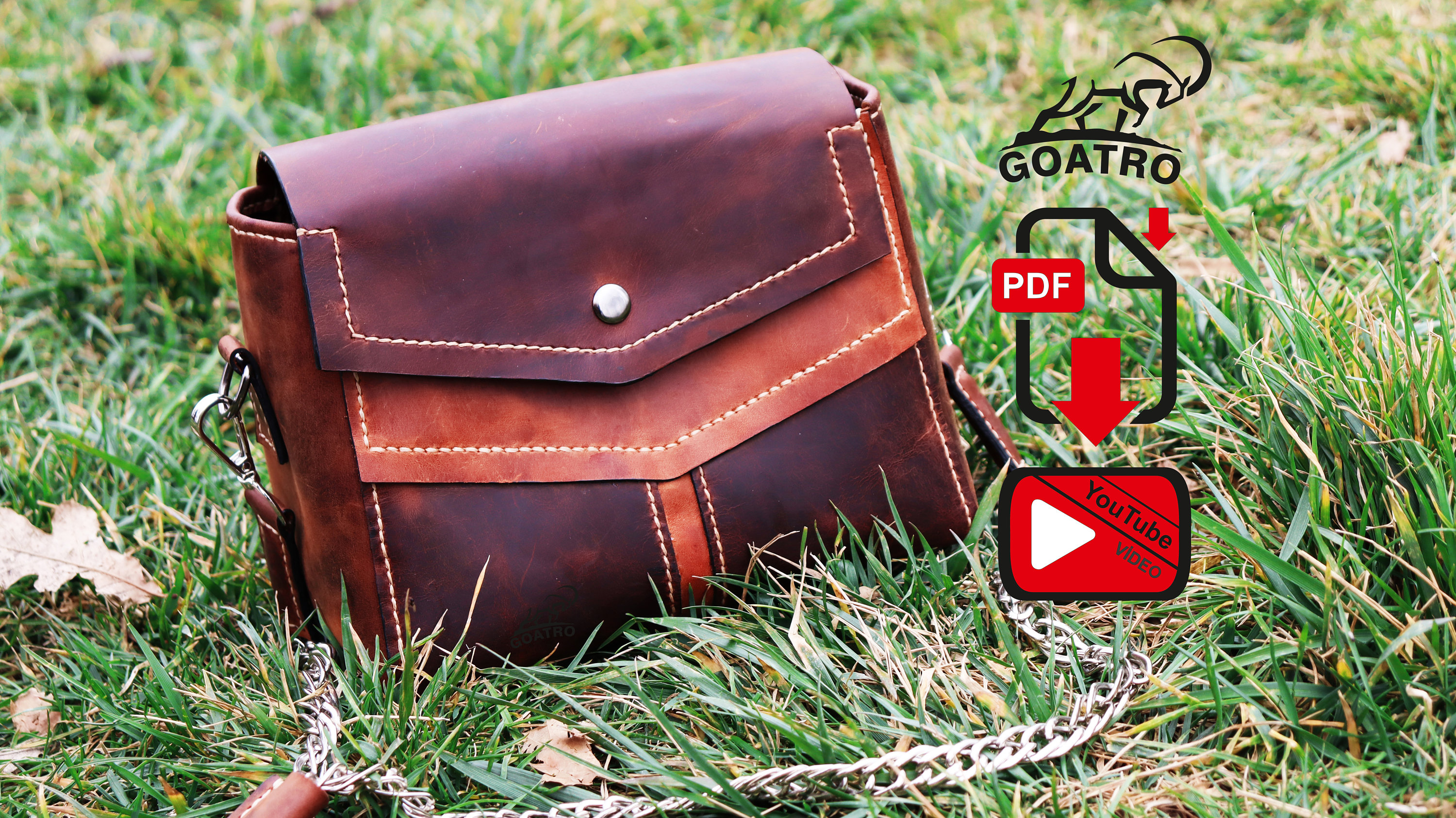 Leather Bag Model PDF Bag Leather Bag Template Leather Lady Etsy