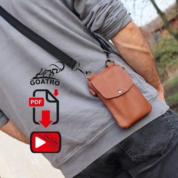 Mobile Phone Case Wallet Pattern,Shoulder Bag pattern , Bag Crossbody Bag design,Leather Crossbody Bag,Small Bag pattern,Leather pattern