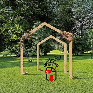 Wedding - Woodworking plans- Wedding decoration- Rustic Wedding Decor DIY Wedding Arch Plans-Wedding Arch - Wedding Boho