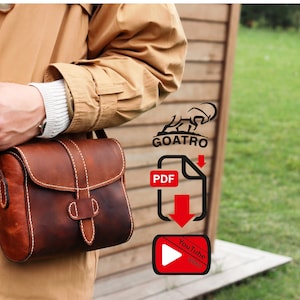 Crossbody Bag Pattern | Leather DIY,Leather bag pattern, PDF bag, leather bag template, leather women&#39;s bag, leather patterns and templates