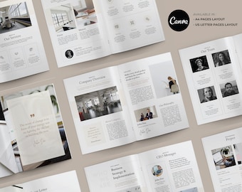 Propuesta de proyecto Canva / Plantilla de propuesta de cliente / Propuesta de negocio minimalista / Plantilla de libro electrónico / Plantilla de coaching