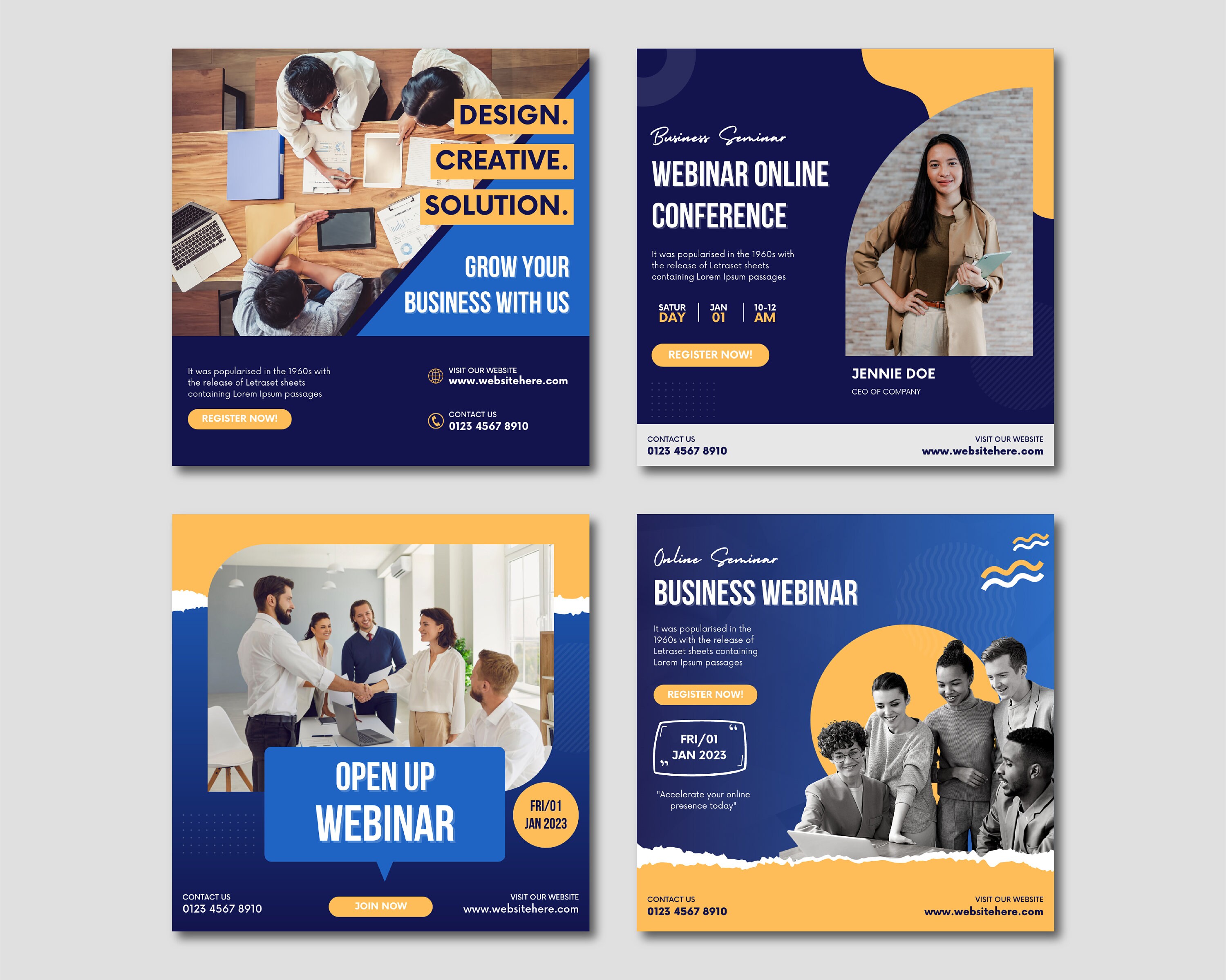Marketing Webinar Event Template Canva Coaching Class - Etsy