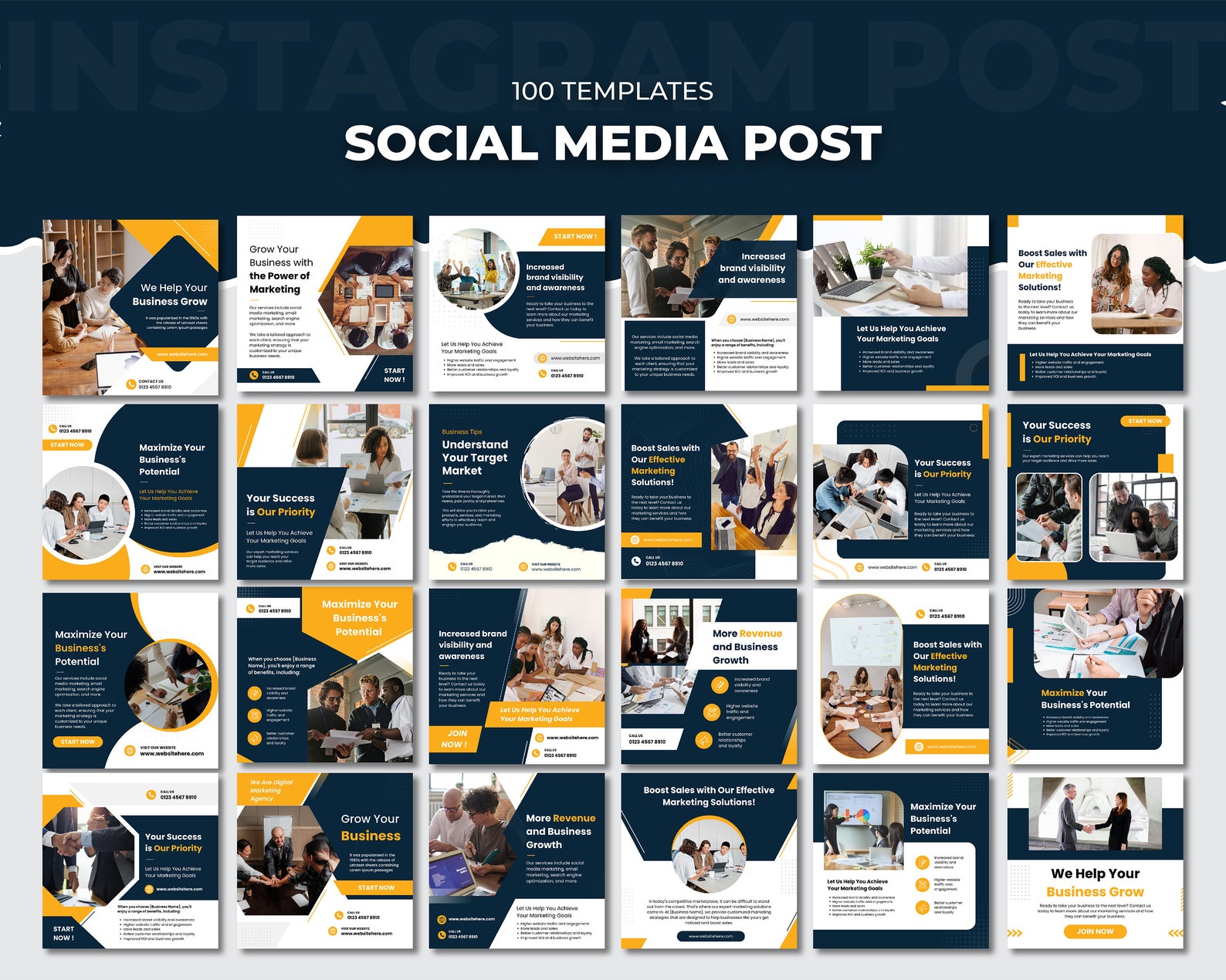 200 Digital Marketing Social Media Template for Canva Instagram Coach ...