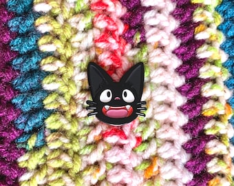 Anime Cat Enamel Pin | Jiji Inspired