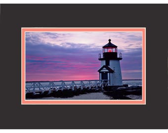 Brant Point Lighthouse, Nantucket Photo Print, Signed Limited Edition